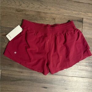 NWT Lululemon Shake It Out Run Shorts
